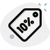 external flat-discount-rate-of-about-ten-percent-at-e-commerce-store-badges-green-tal-revivo icon