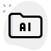 external folder-of-programming-of-artificial-intelligence-isolated-on-a-white-background-artificial-green-tal-revivo icon