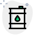 external fuel-barrel-with-drop-logo-isolated-on-white-background-warehouse-green-tal-revivo icon