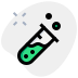 external lab-experiment-in-a-test-tube-with-bubble-coming-out-labs-green-tal-revivo icon