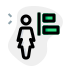 external left-alignment-of-a-word-document-for-an-businesswoman-to-adjust-fullsinglewoman-green-tal-revivo icon