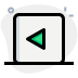 external left-arrow-navigation-button-on-computer-keyboard-keyboard-green-tal-revivo icon