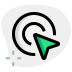 external mouse-double-click-for-access-an-application-selection-green-tal-revivo icon