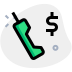 external old-phone-online-order-with-dollar-sign-layout-phone-green-tal-revivo icon