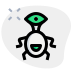 external one-eyed-alien-with-twisted-limbs-layout-astronomy-green-tal-revivo icon