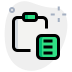 external paste-the-content-to-clipboard-computer-file-system-text-green-tal-revivo icon