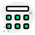 external security-passcode-top-bar-template-design-layout-grid-green-tal-revivo icon