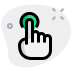 external single-finger-tap-capastive-touch-screen-test-selection-green-tal-revivo icon