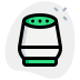 external smart-speaker-with-voice-assistant-service-isolated-on-a-white-background-house-green-tal-revivo icon
