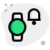 external smartwatch-is-used-for-multiple-alarm-control-smartwatch-green-tal-revivo icon