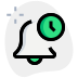 external snooze-an-alarm-on-portable-devices-with-timer-and-bell-logotype-date-green-tal-revivo icon