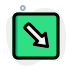 external south-east-direction-for-exiting-the-lane-outdoor-green-tal-revivo icon