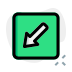 external south-west-direction-for-exiting-the-lane-outdoor-green-tal-revivo icon