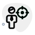 external targeting-the-businessman-with-a-specific-quality-full-green-tal-revivo icon