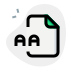 external the-aa-file-extension-is-a-file-format-associated-to-audible-audio-book-audio-green-tal-revivo icon