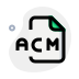 external the-acm-file-extension-is-a-file-format-associated-to-audio-compression-manager-audio-green-tal-revivo icon