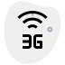 external third-generation-internet-connectivity-strength-status-logotype-mobile-green-tal-revivo icon