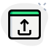 external upload-button-on-web-browser-isolated-on-a-white-background-upload-green-tal-revivo icon