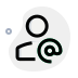 external user-emailing-and-contacting-other-staff-members-classic-green-tal-revivo icon