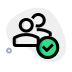 external verified-user-list-with-a-tick-mark-option-layout-classicmultiple-green-tal-revivo icon