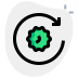 external virus-replicating-at-faster-rate-isolated-on-a-white-background-corona-green-tal-revivo icon