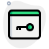 external web-browser-protected-with-authentication-key-logotype-web-green-tal-revivo icon