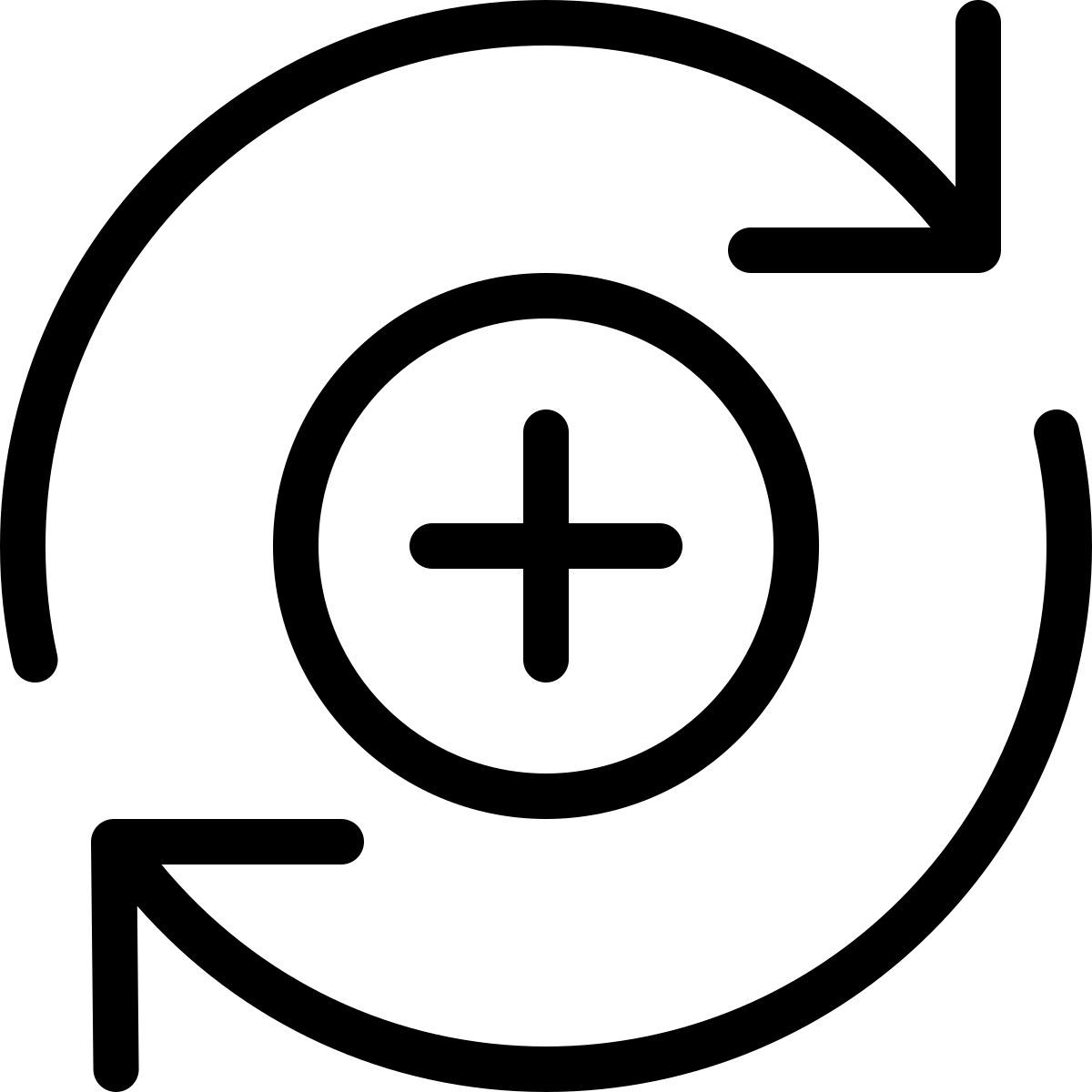 ajouter et synchroniser icon