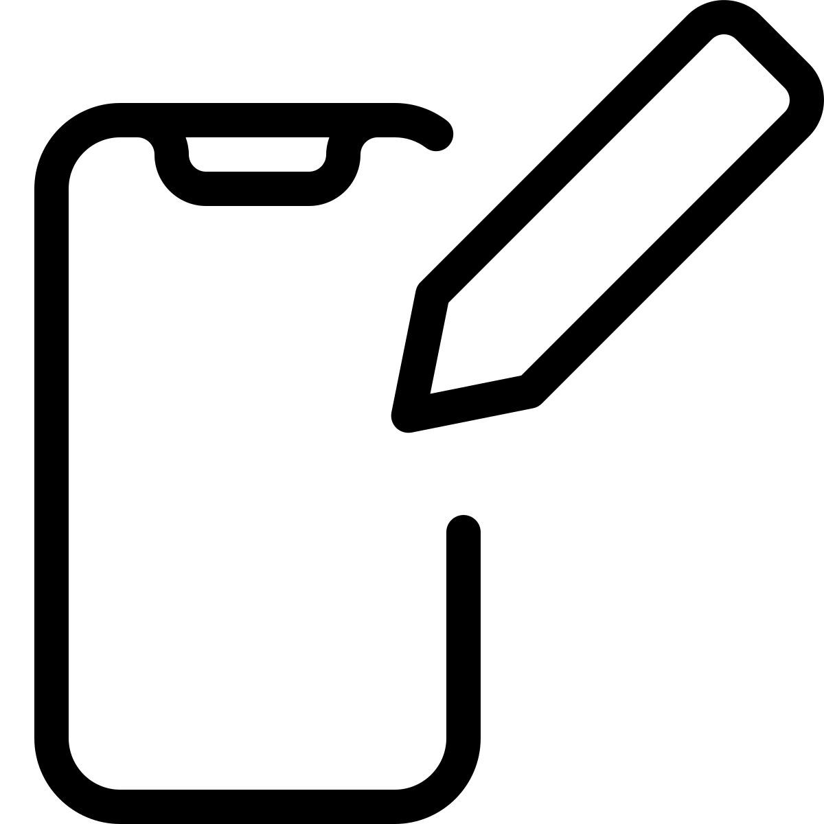 phone stylus icon