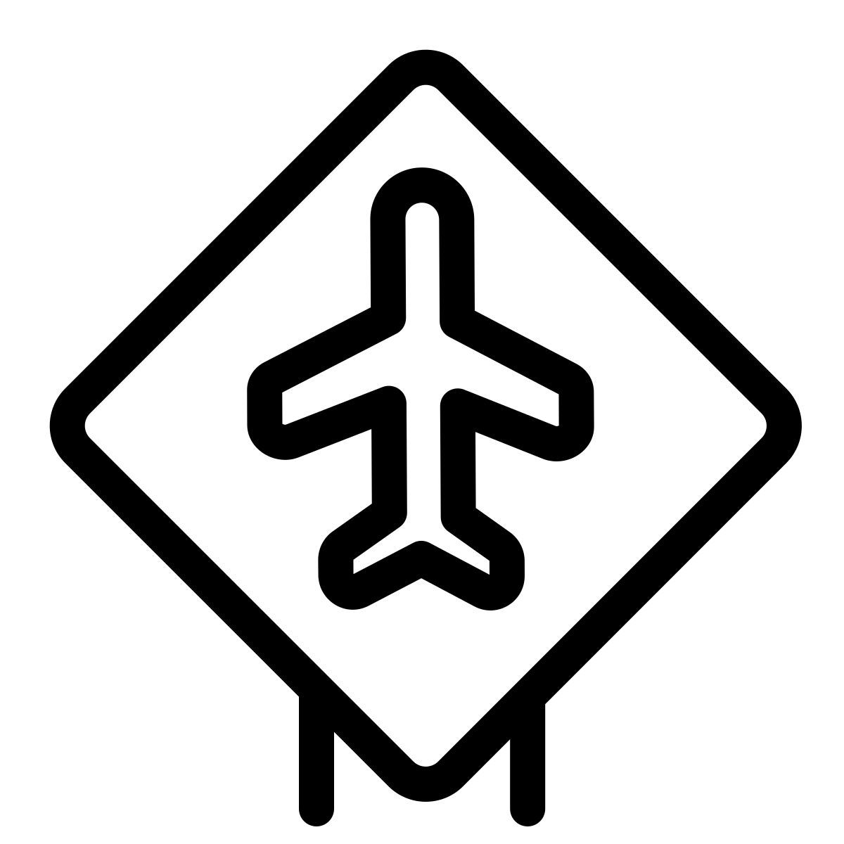 공항 표지판 icon