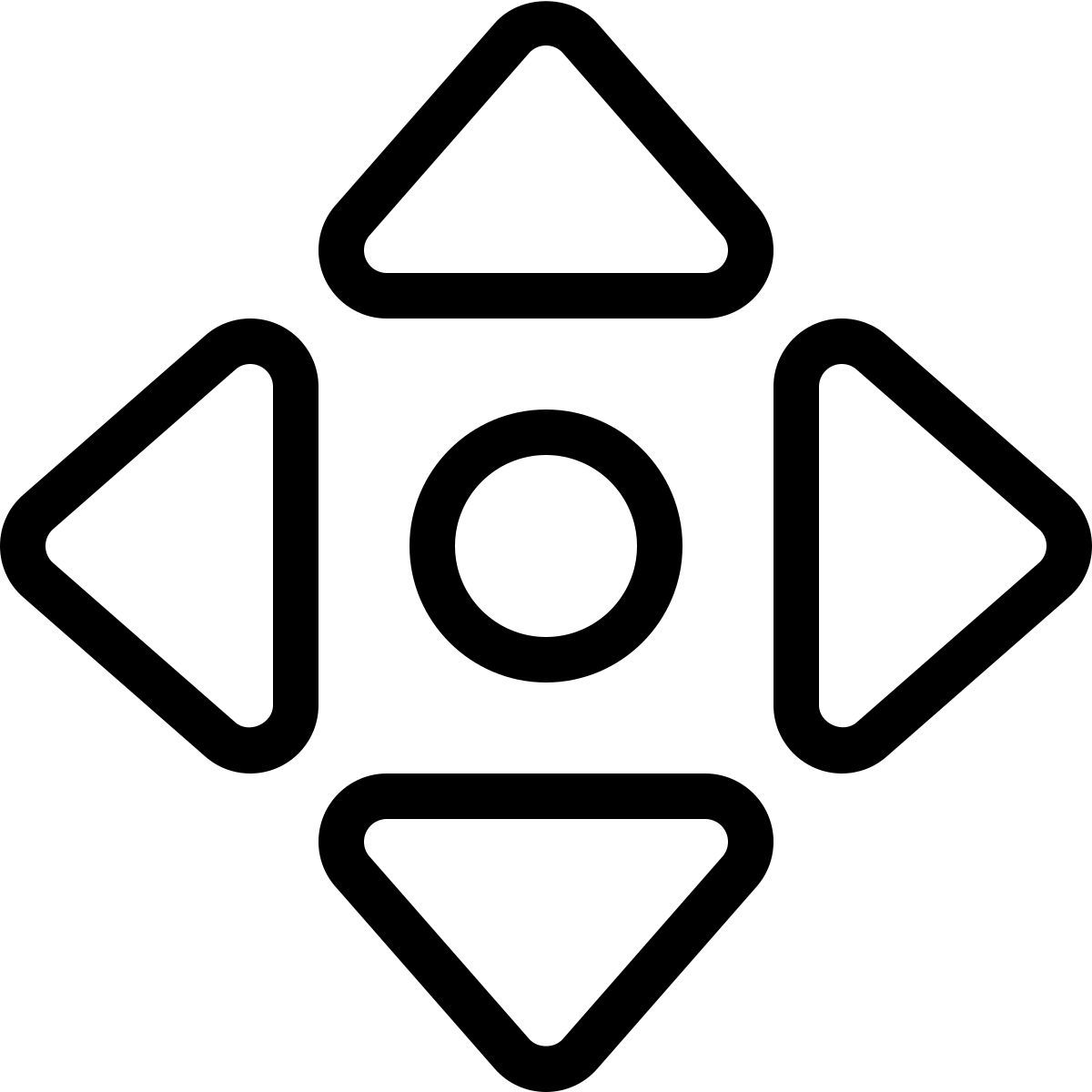 scorrimento in tutte le direzioni icon