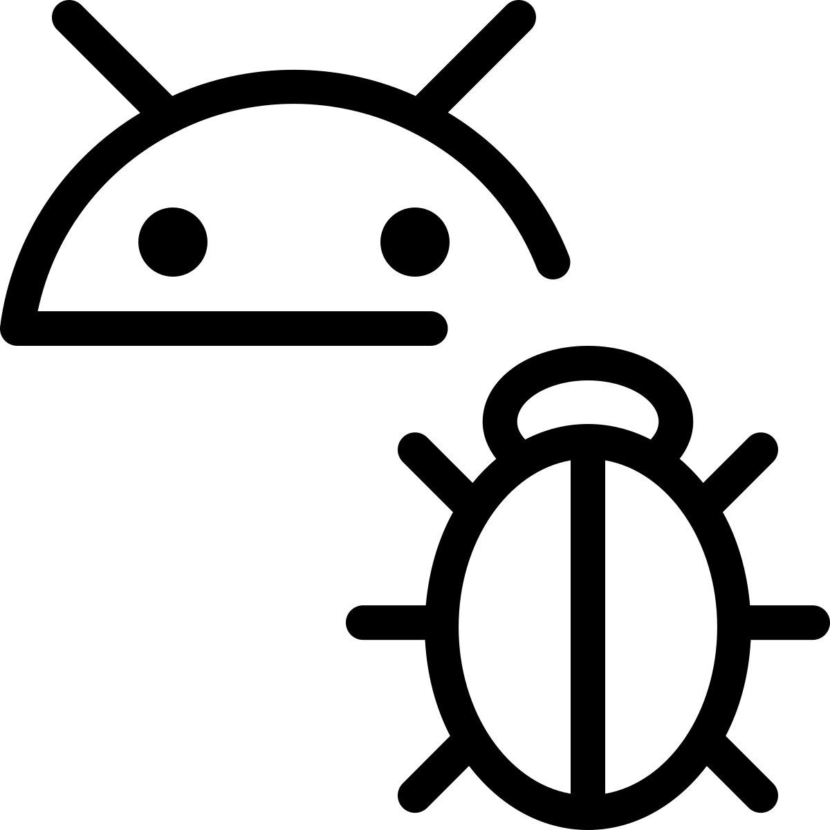 안드로이드 버그 icon