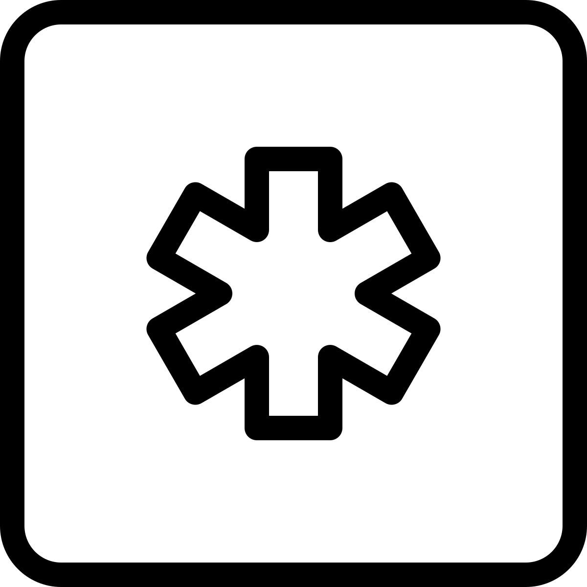 asterisk key icon