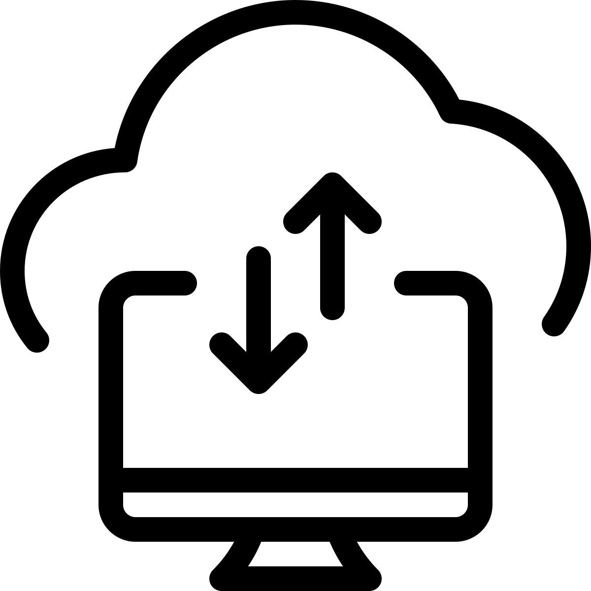 backup cloud server icon