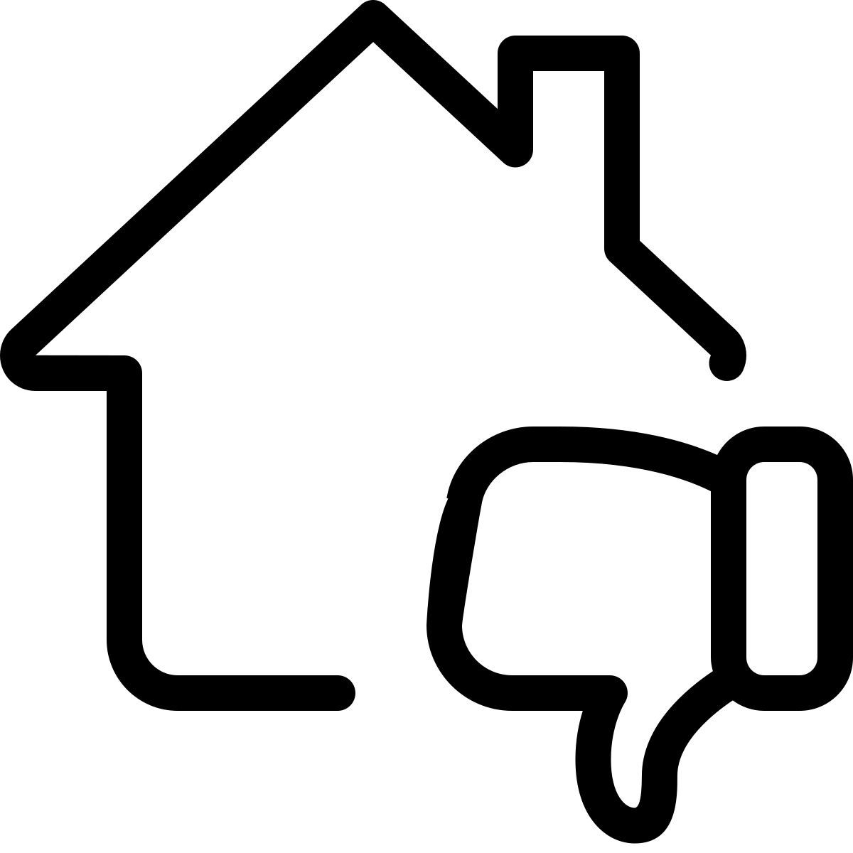 property negative review icon