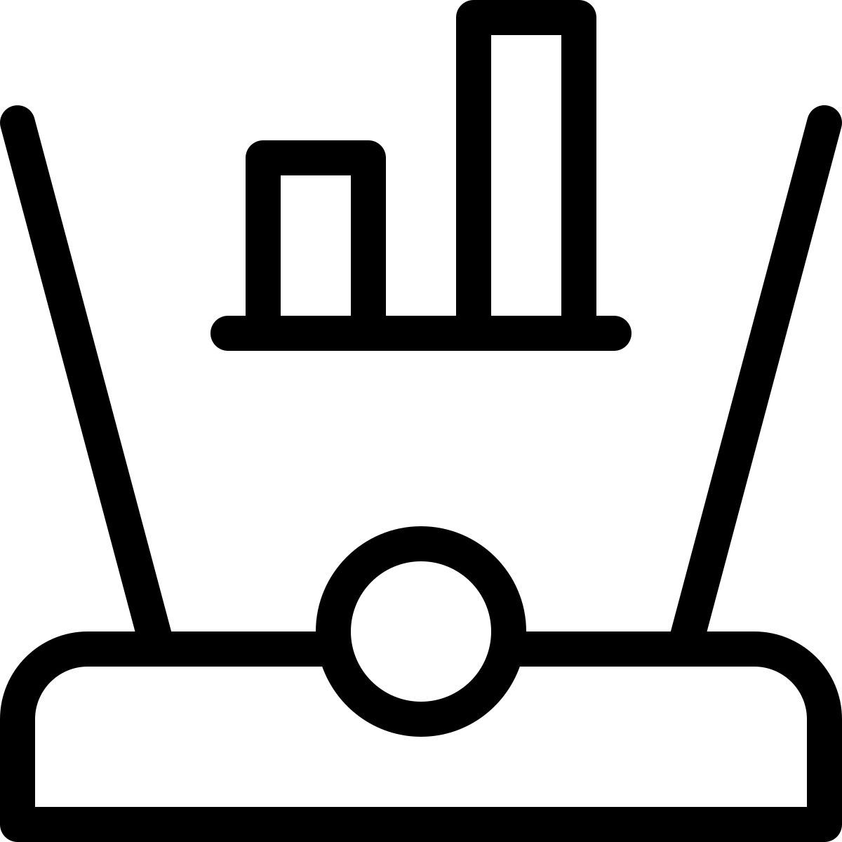 chart hologram icon