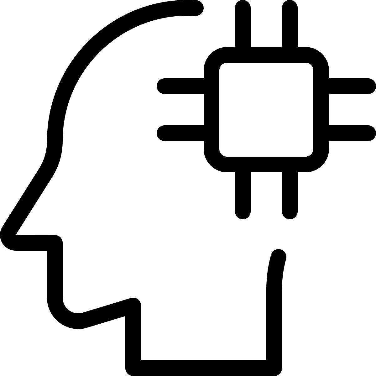 brain cpu icon