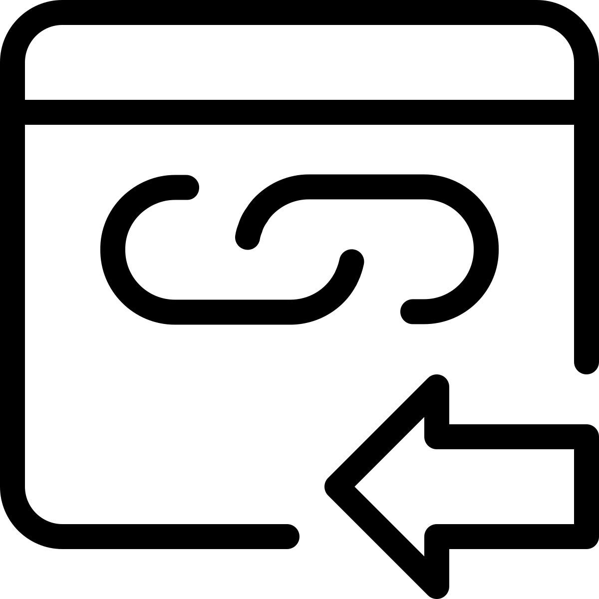 lien du navigateur icon