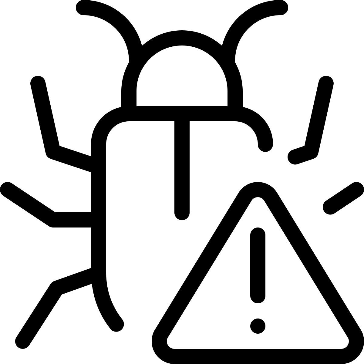bug warning icon