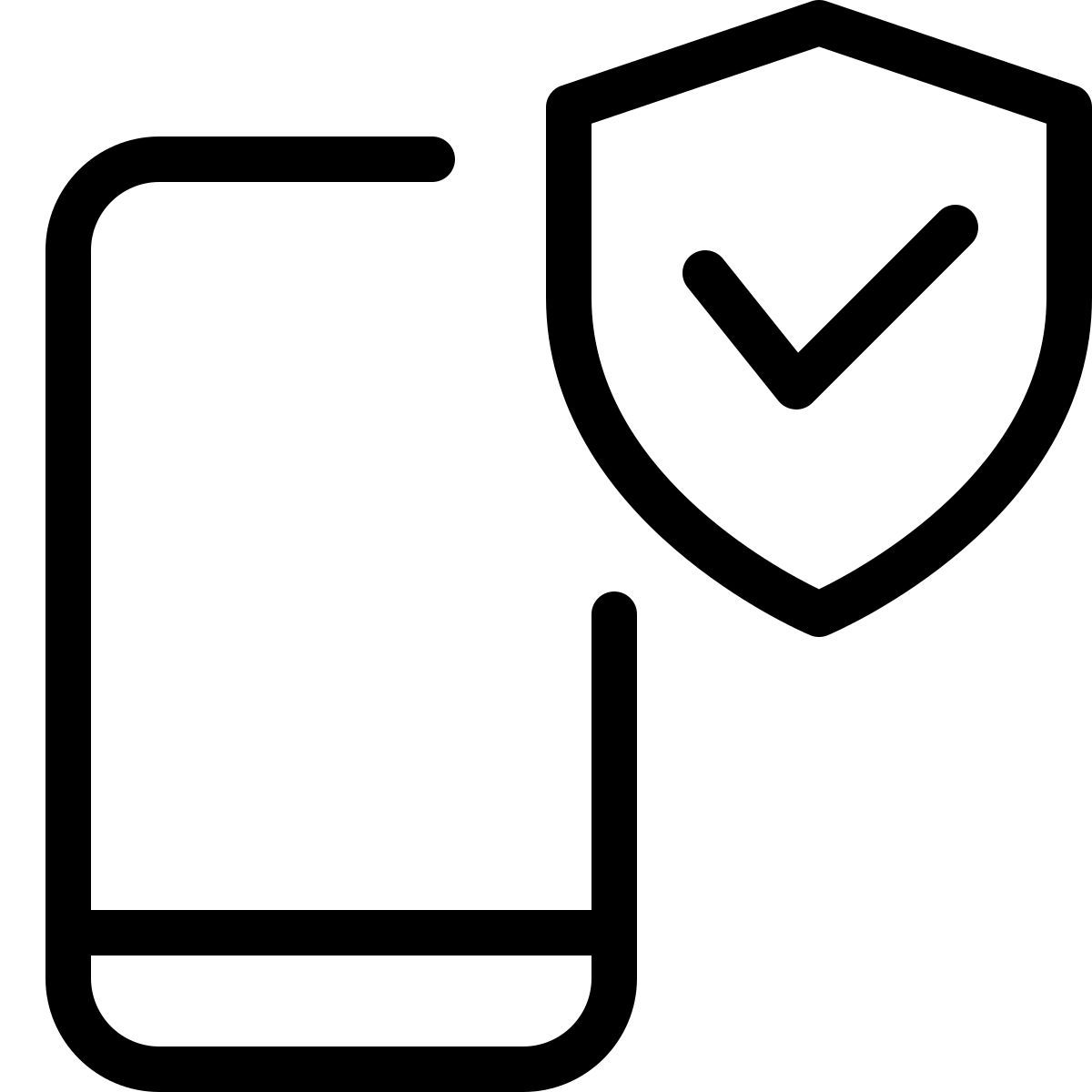 Sicurezza mobile icon