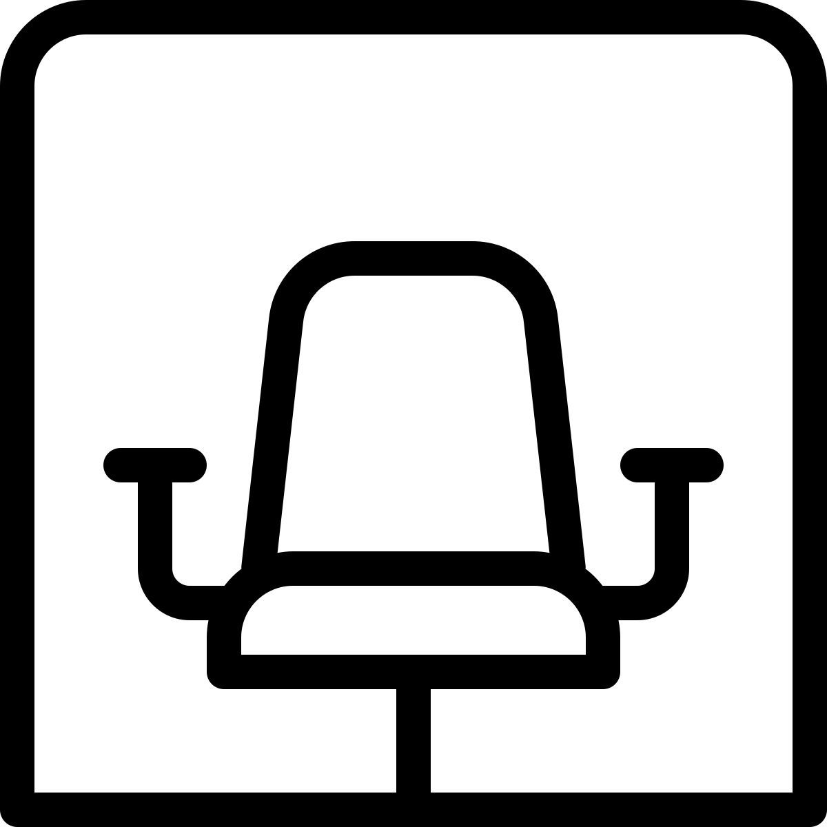 silla de barbero icon