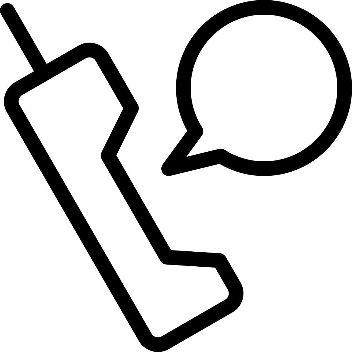 satellite phone texting icon