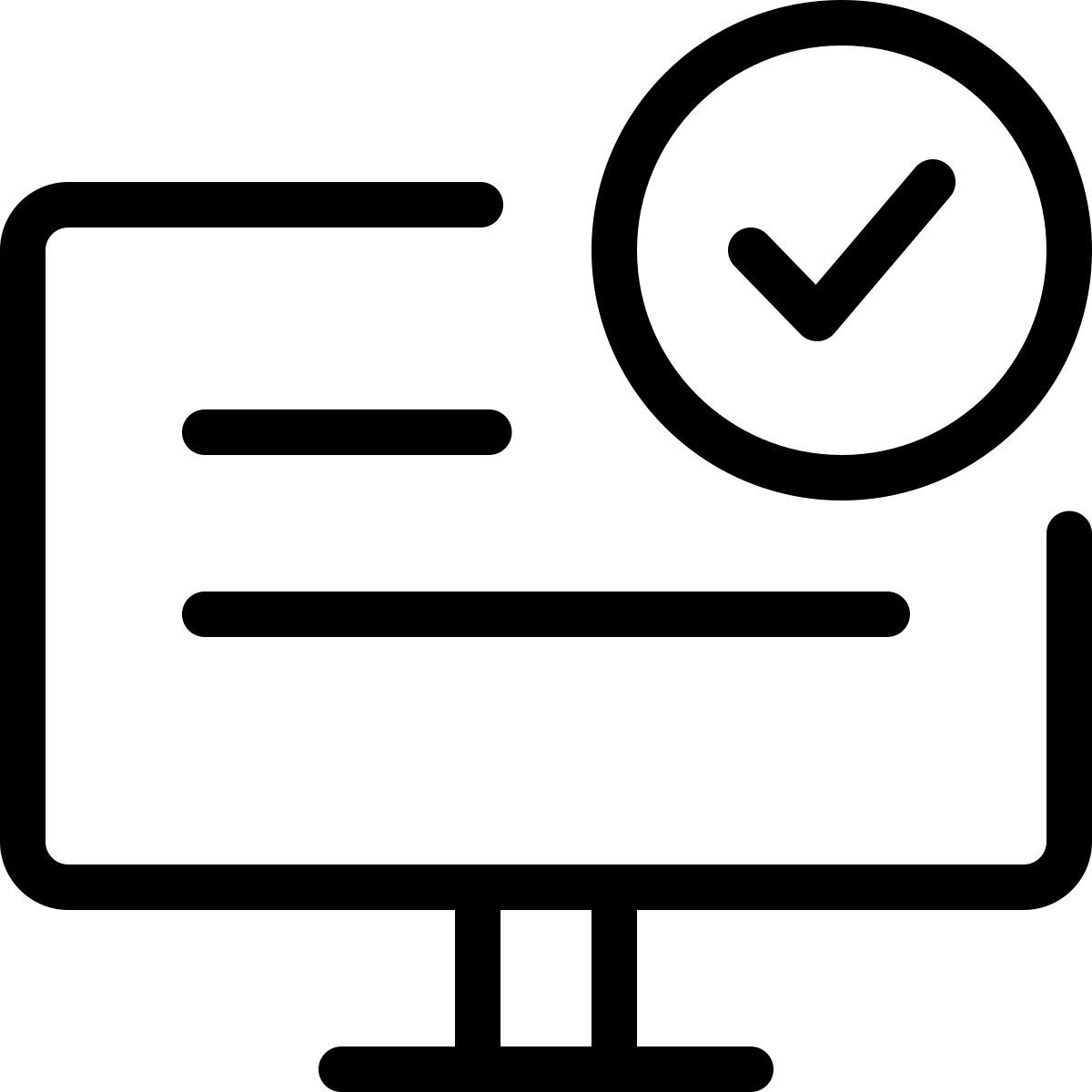 computer checklist icon