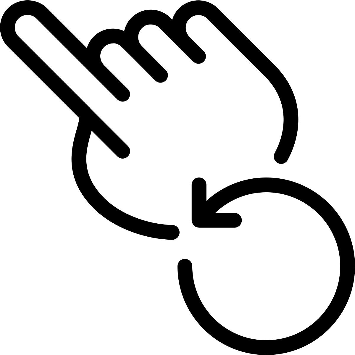 zum aktualisieren tippen icon