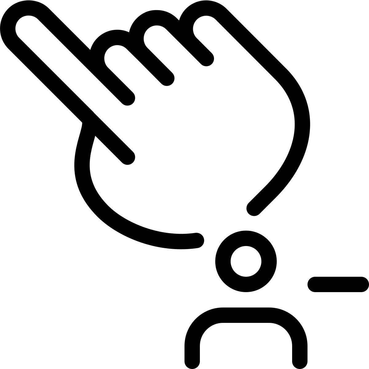 rimuovi utente icon