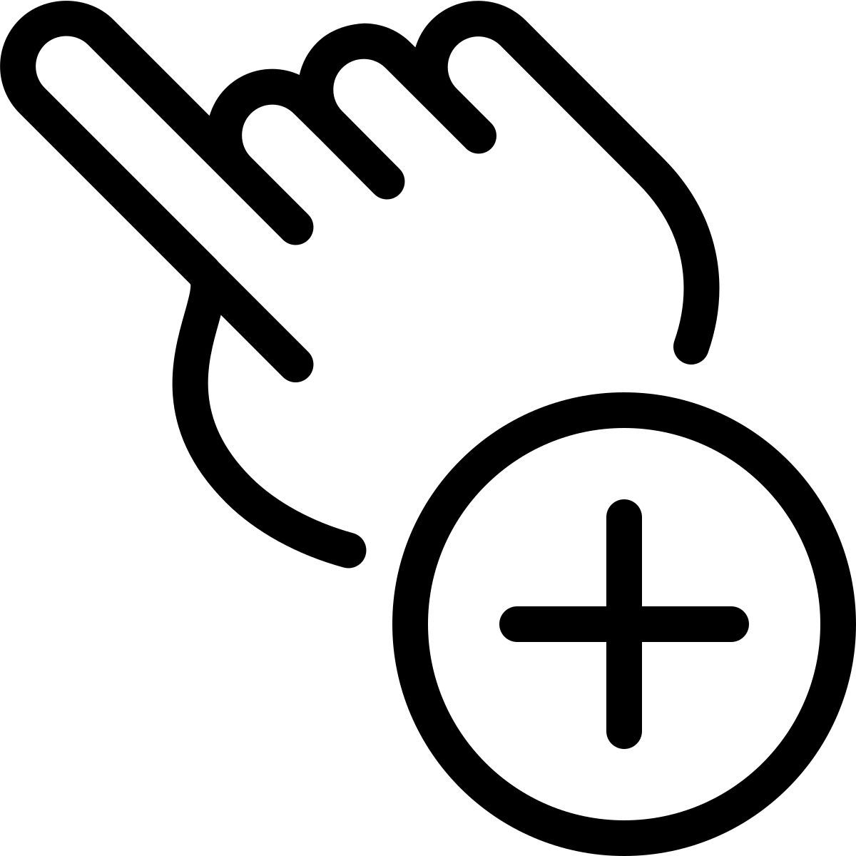 toque para agregar icon