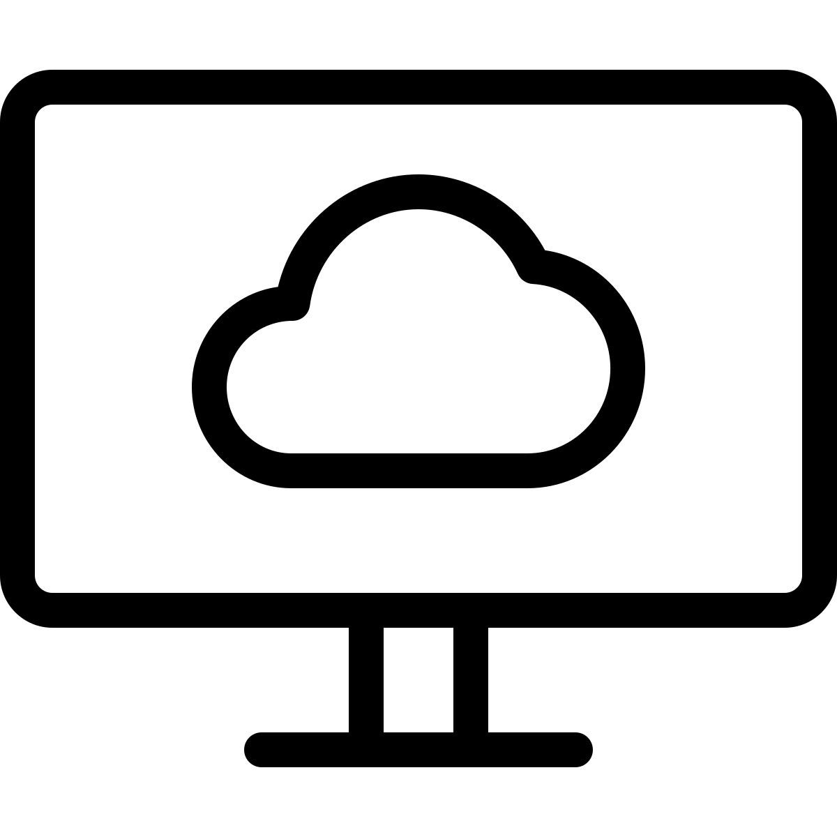 desktop cloud icon