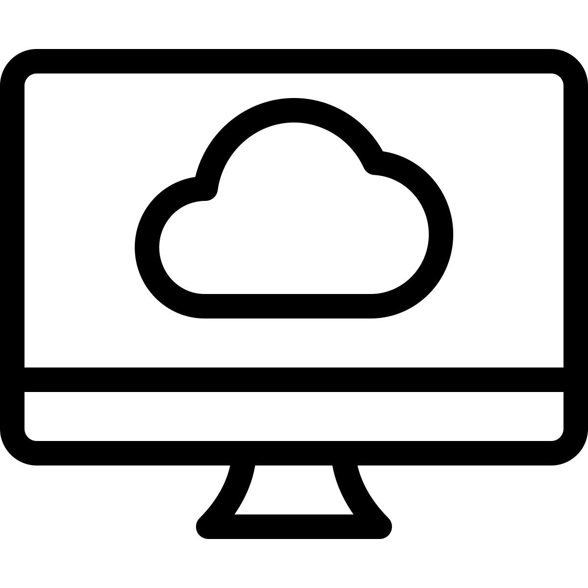 desktop cloud icon