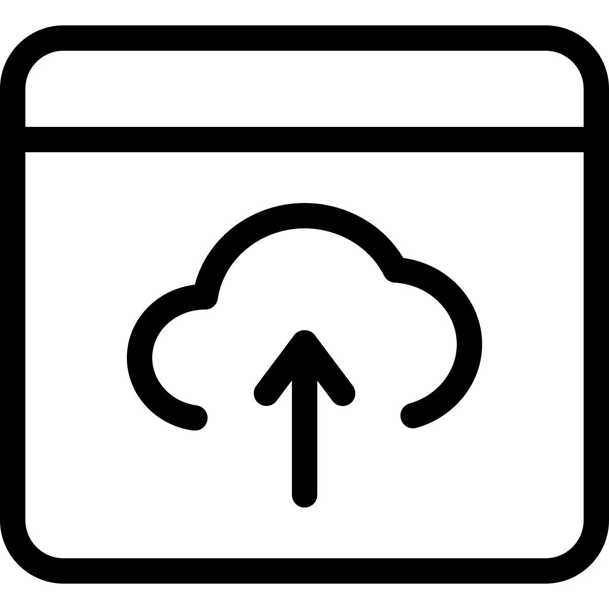 cloud data upload icon