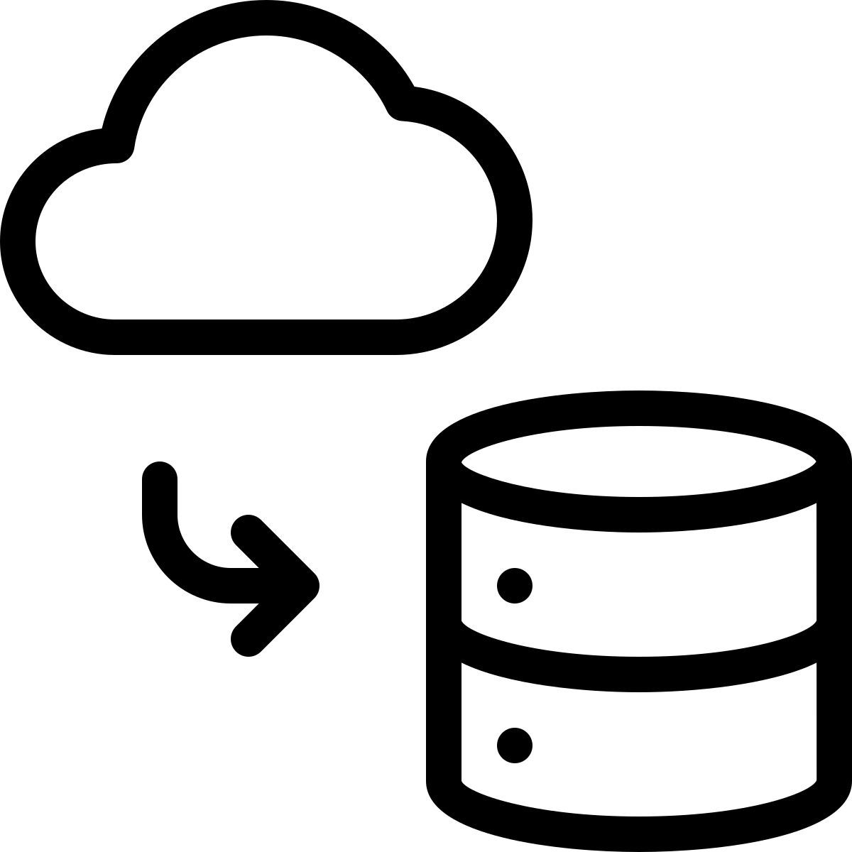 cloud database icon