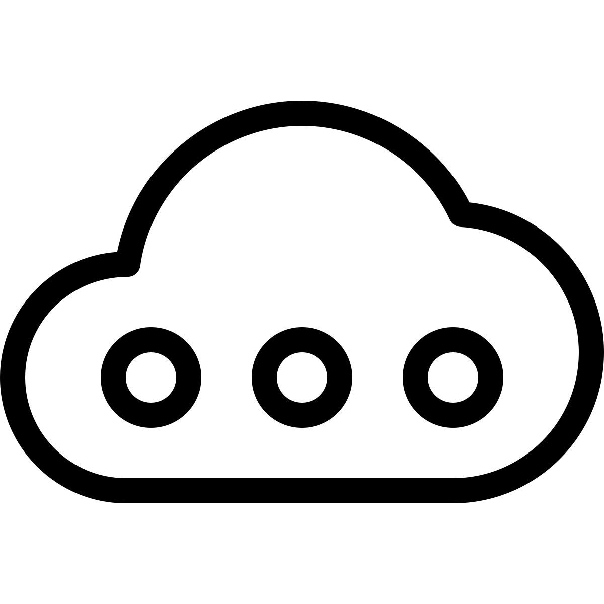 nuvem de processamento icon